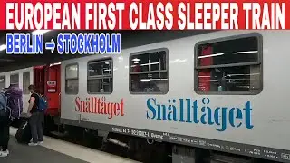 First Class European Sleeper Train Snalltaget From Hamburg To Stockholm | Germany To Sweden Train |