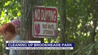 Cleaning up Brookmeade Park