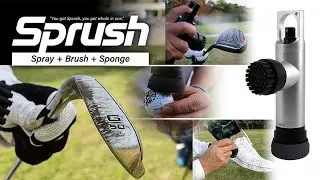 Sprush, a golf cleaning device, it is designed to clean golf clubs, golf balls, and shoes.