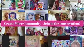 Create More Community Online Art Membership - My Sketchbook Flip Through!