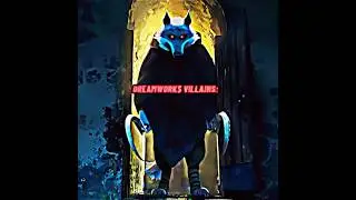 Disney Villains Vs Dreamworks Villains🥶 #shorts #villain #cartoons