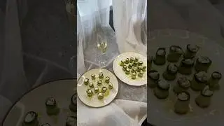Легкая закуска из цукини/ Рулетики с рикоттой #music #musica #вкусно #сыр #закуска