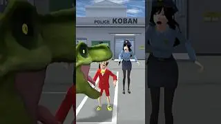 Sakura school simulator dinosaur attack😱🤯#sakuraschoolsimulator #sakura #ss #trending #shorts #viral