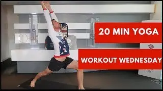 20 Min Yoga Workout with Olympic diver Leon Taylor | Workout Wednesday