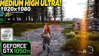 Horizon Zero Dawn GTX 1050 Tİ - 1080p Medium, High, Ultra,