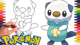 Comment Dessiner LE POK&Eacute;MON MOUSTILLON (Oshawott) #501 | G&eacute;n&eacute;ration 5