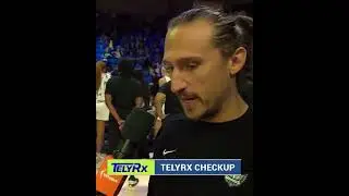 Chris Koclanes sideline interview ahead of the second quarter