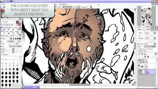 How to Digitally Paint SKIN TONES (PART 1) | Narrated Comic Art Coloring Tutorial
