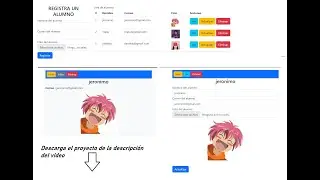 CRUD PHP Y MYSQL CON IMAGEN usando bootstrap