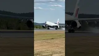 Discover arrival #airbus #a330 #yhz #ramplife