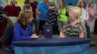 Silver & Plique-&agrave;-Jour Enamel Bat Necklace | ANTIQUES ROADSHOW | PBS