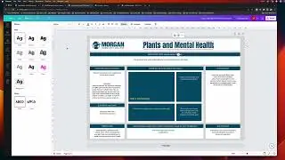 Canva STEM Research Poster - Working with Text