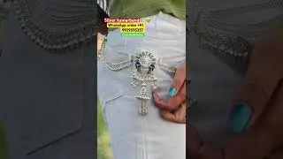 New designer beautiful silver kamarband ✨🤩with 65% discount on instant order #ytshorts #jewellery