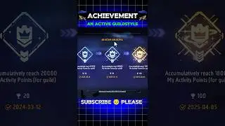 An Active Guildstyle Achievement Mission✅ #freefire #shorts #ankitofficial