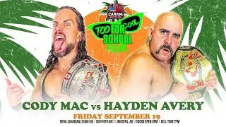 Cody Mac vs Hayden Avery | Sep 19, 2025 | Innisfail | CanAm Wrestling
