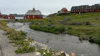 Relaxing & stress free music with Greenland Qaqortoq stream