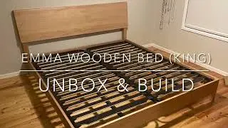Emma Wooden Bed (Unbox and Build)