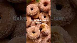 Baked Apple Cider Donuts 🍏