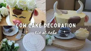 Cow Cake Decoration | Step by Step Tutorial | Eid al-Adha Cake