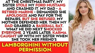 She STOLE My Car, CRASHED It, LIED, and My DAD Destroyed Her Life With a Baseball Bat