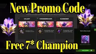 New Promo Code | Claim Your Free* Champion 🤩🥳 | Mcoc New promo code | #mcoc #marvel #mcocgameplay 