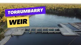 Quick Look at Torrumbarry Weir. Drone Shots