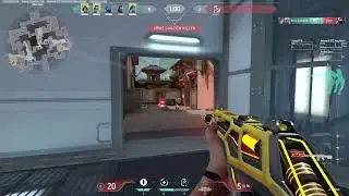 Terrorizing Enemies in Mid on Split #Valorant