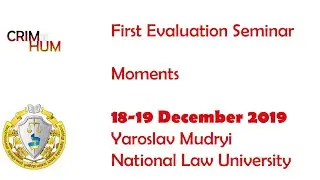 CRIMHUM Evaluation Seminar in Kharkiv (2019)