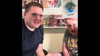 Opening a couple boxes of Goodwin Champions with my son 