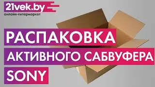 Распаковка &mdash; Элемент акустической системы Sony SA-CS9