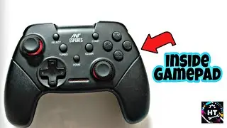 TearDown Wireless Gamepad ANT GP300pro/what is inside gamepad/How gamepad works?