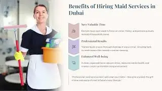 Enjoy a Stress-Free Lifestyle with UrbanClap Maid Services in Dubai