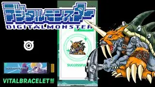 DIGIMON Vital Bracelet BE - ZUDOMON || BEMemory Jellymon Dim Log 8