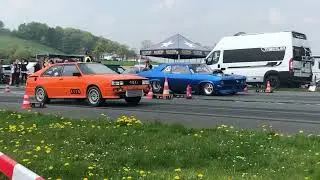 Samstag 7.5.22 EFR Germany Flugplatz Brilon Chevy Nova vs Audi 20v