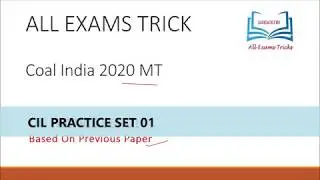 COAL INDIA MT PRACTICE SET 01 | Based on previous paper | Cil general awareness FOR PT