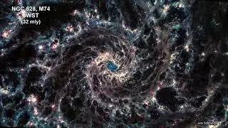 Помощь в классе &ndash; Джеймс Уэбб &ndash; M74 NGC 628