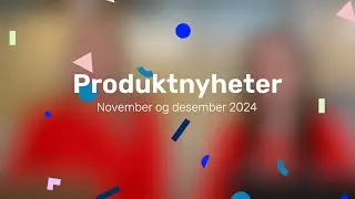 Produktnyheter fra Tripletex &ndash; november og desember 2024