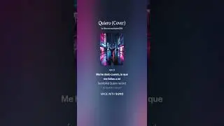 Quiero (letra y musica de Pedro Musat)