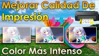 Mejorar calidad de color impresi&oacute;n sale borroso bajo y opaco en impresora