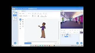 How to create story using broadcast command in scratch