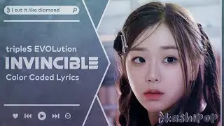 tripleS EVOLution - Invincible (Color Coded Lyrics)