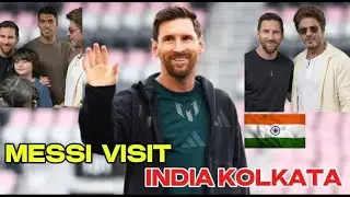 Lionel Messi Visits India 🇮🇳⚽ | Historic Moment for Indian Fans