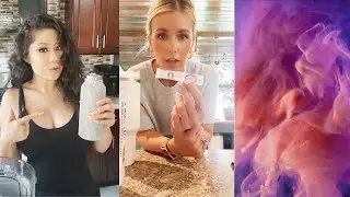 The Best 2023 Stanley Tumbler TikTok WaterTok Water Recipes compilation!