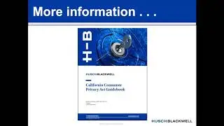 Complying with the California Consumer Privacy Act