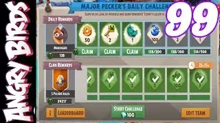 BAD IDEA TESTING MAJOR PECKER ON AUTO - ANGRY BIRDS EVOLUTION - LET'S PLAY #99