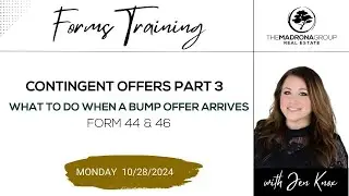 Buying and Selling Contingent: What to Do When a Bump Offer Arrives (Part 3 of 4)