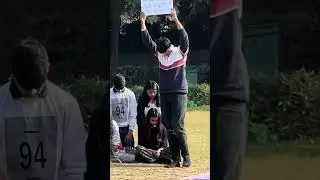 Students from Trinity Institute of Professional Studies were seen acting in the park #dwarka 
