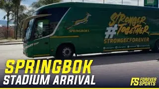 Springboks ARRIVE at Kings Park! Stadium Arrival Before Argentina Clash