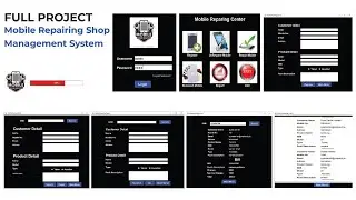 how to run on laptop mobile repairing shop management system project