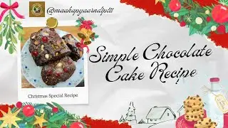 Chocolate Cake Recipe in Microwave | Christmas Special 🎄🎅🏻 | दो खास चीज़ों से घर पर बनाएं यह केक